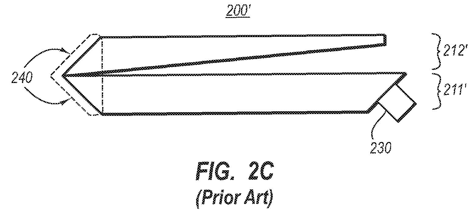 Interactive display using planar radiation guide