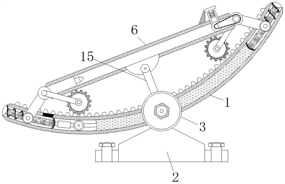 Photovoltaic panel capable of automatically adjusting light receiving angle based on thermal expansion and cold contraction principle