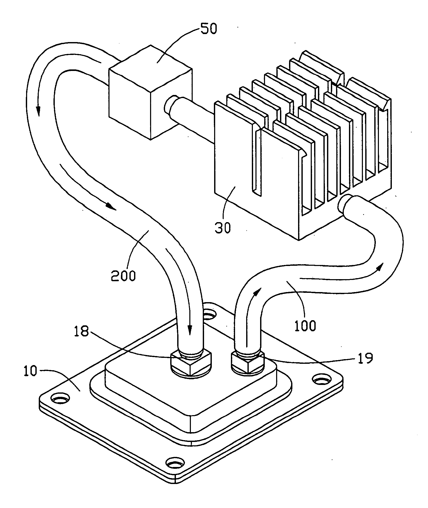 Liquid cooling device