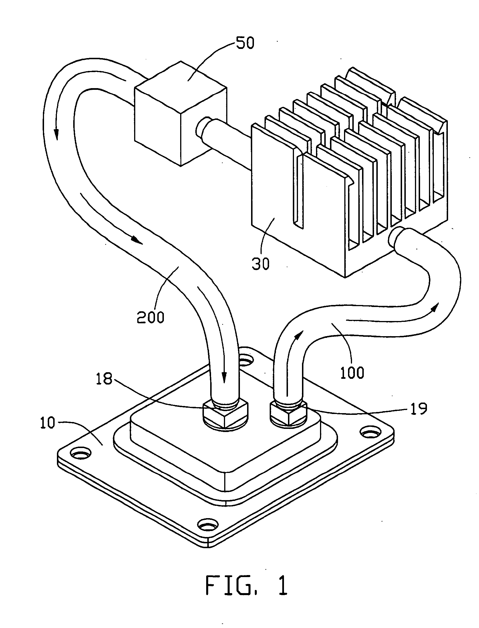 Liquid cooling device