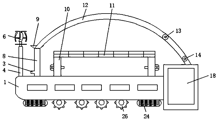 Photovoltaic equipment mounting device capable of automatic protection in severe weather