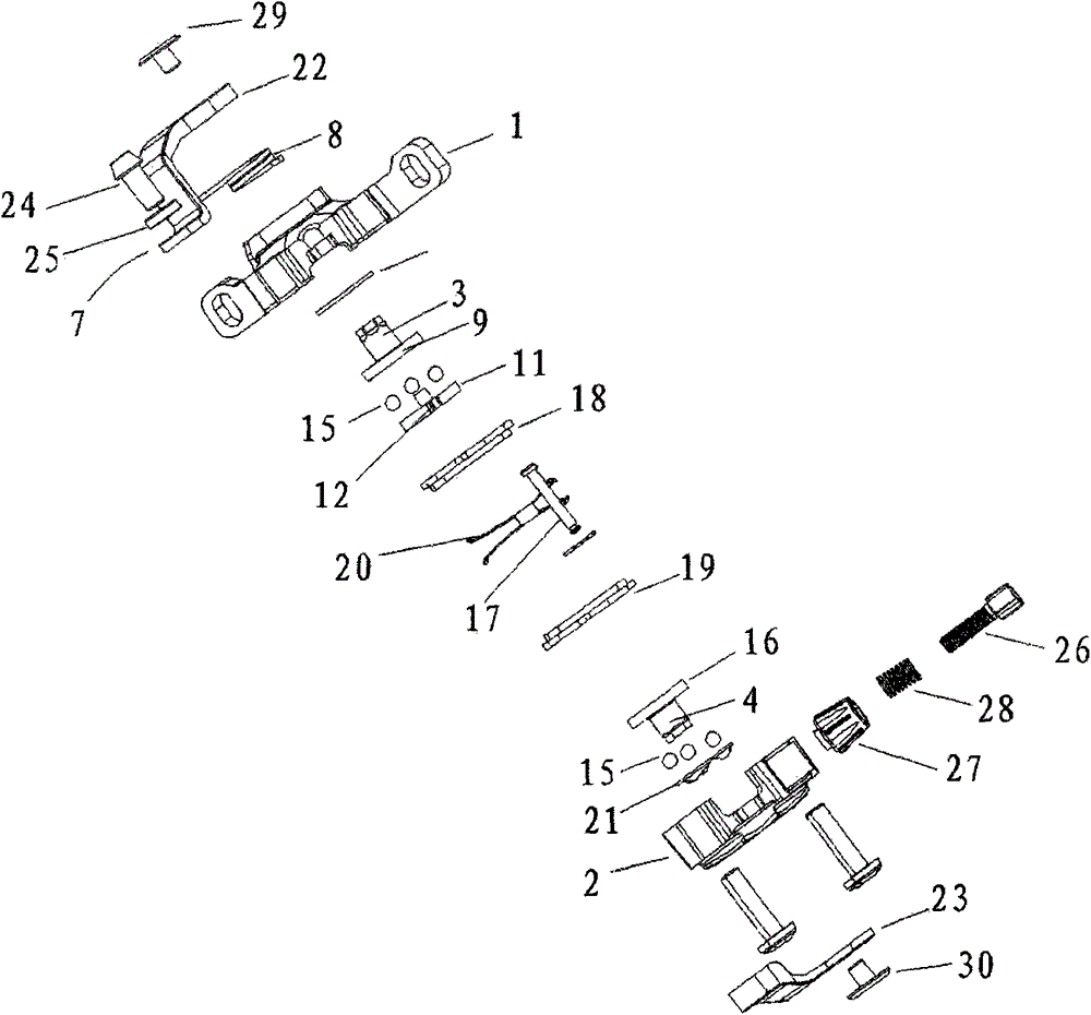 Mechanical double-pull-disc type brake