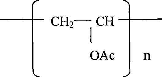 Polyvinyl acetate with low polymerization degree and polymerization method thereof