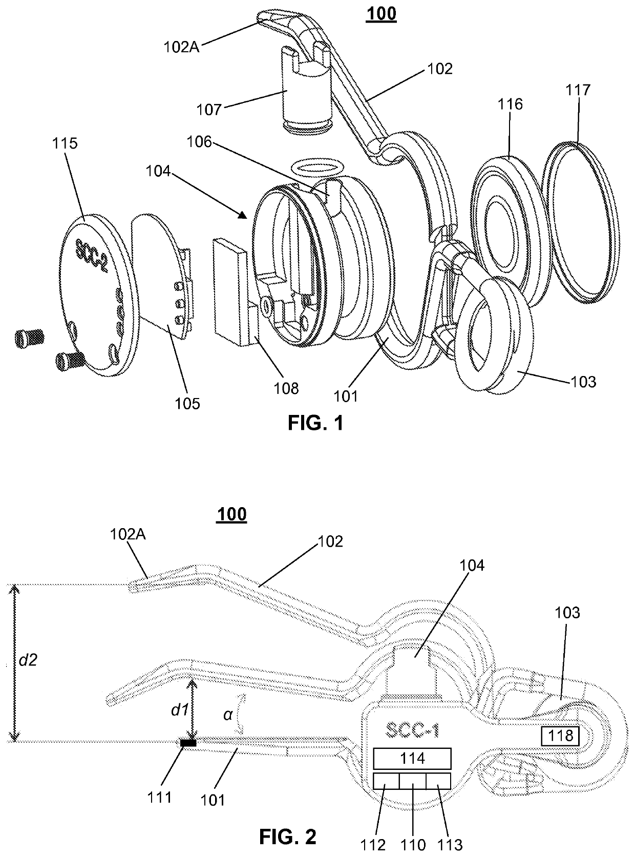 A device for applying external pressure on a surface of an anatomical object