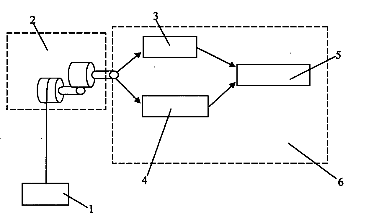 Protection switching device for lost control of crane and related control method