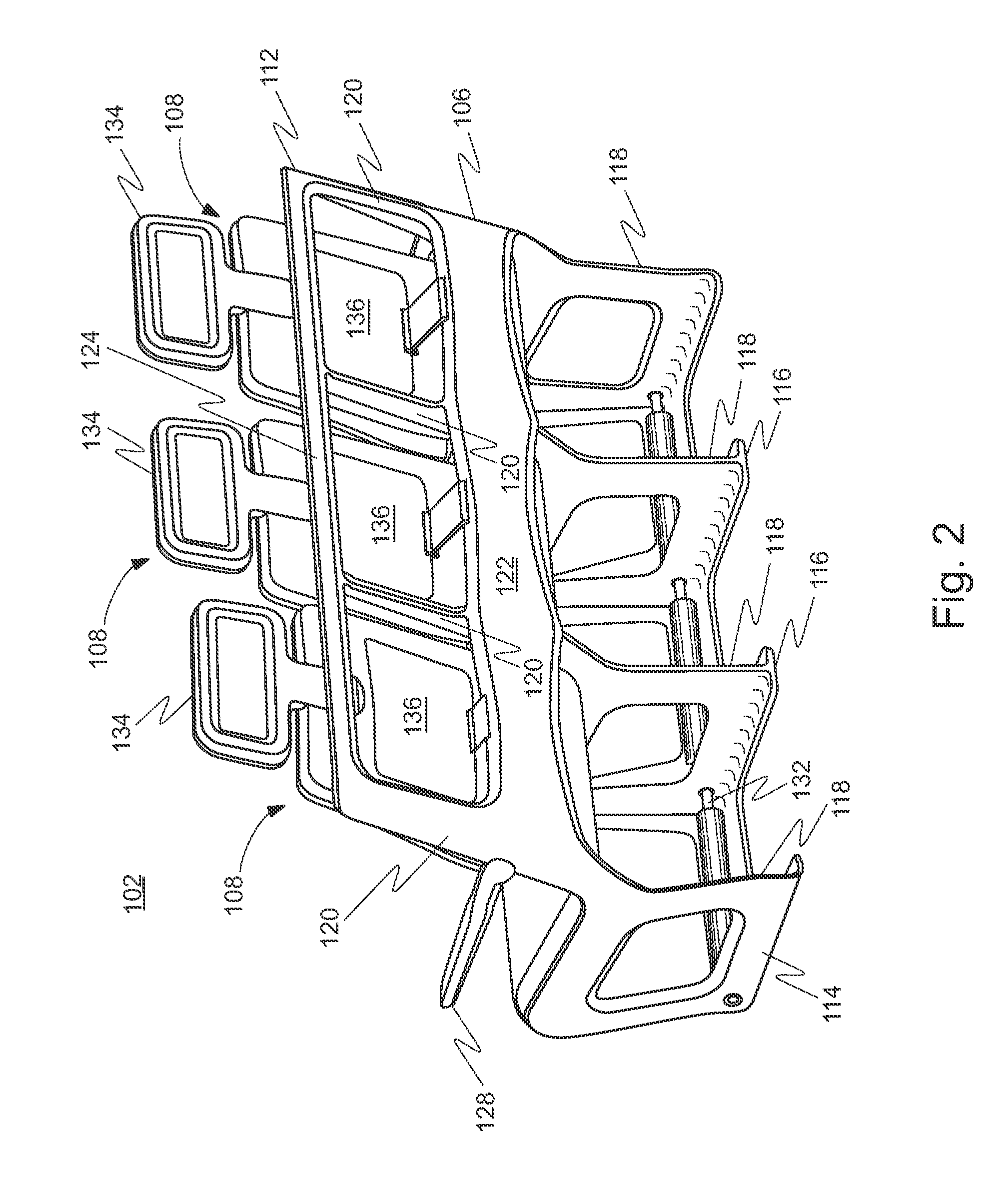 Modular passenger seat for an aircraft