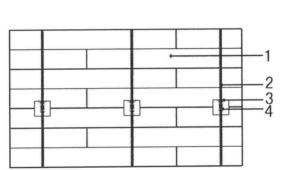 Large-scale numerical-control cutting heavy bamboo special-shape mounting structure