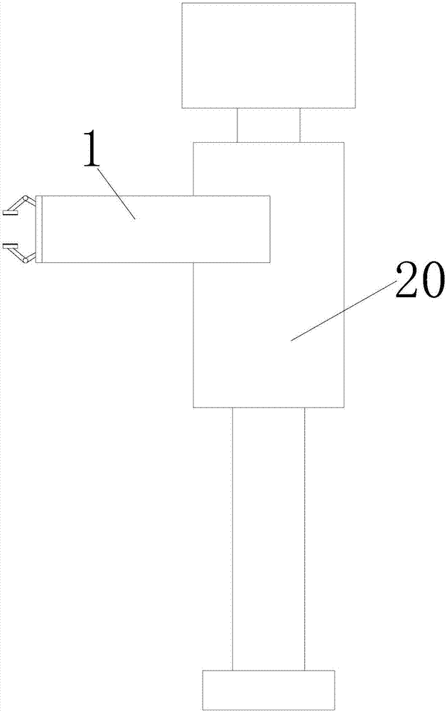 Pipeline robot with clamping and placing function