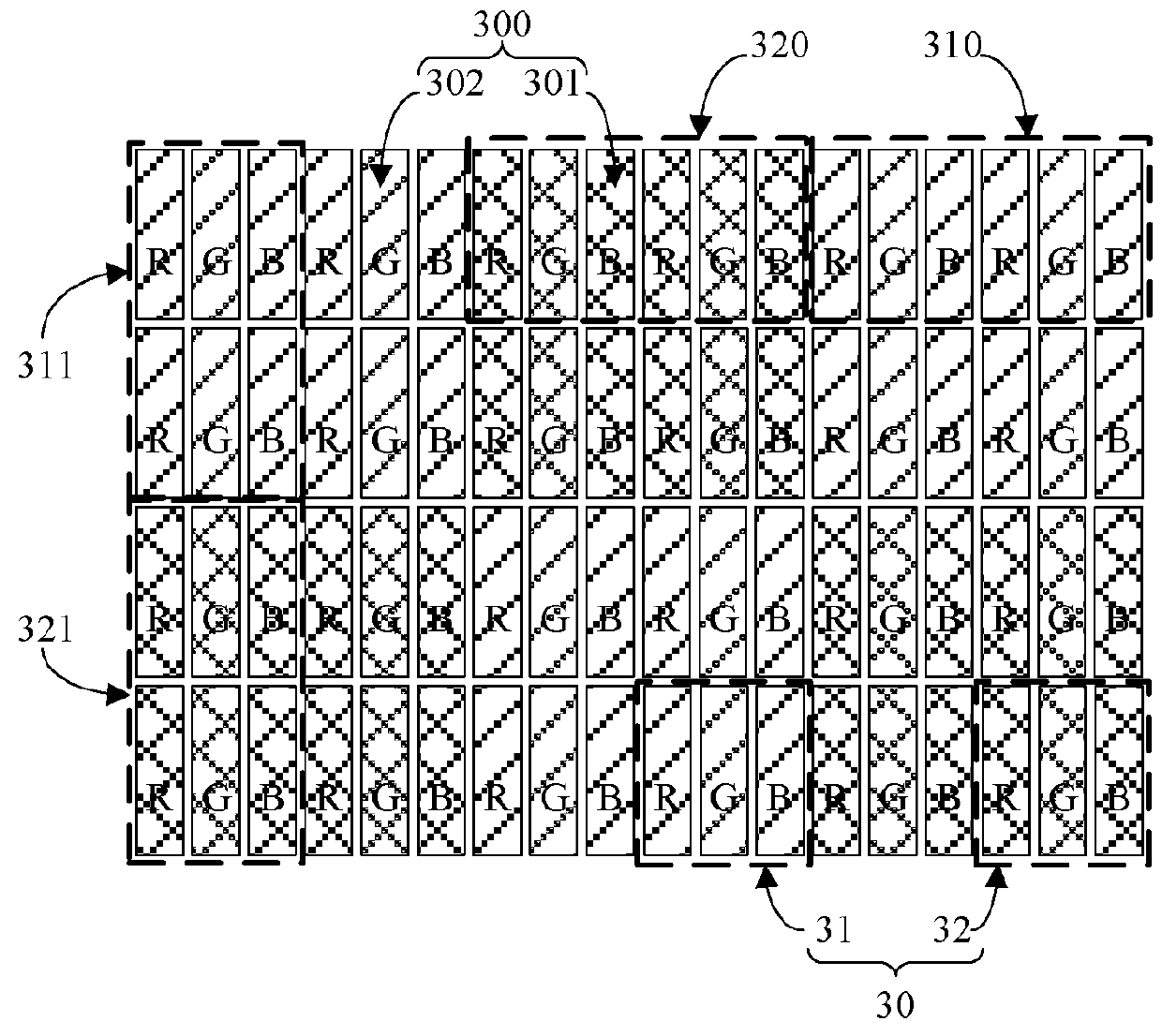 Wide viewing angle panel and display device