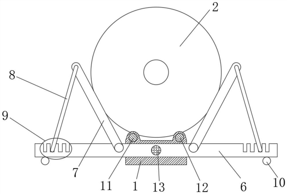 A cable constant sag coil material feeding system