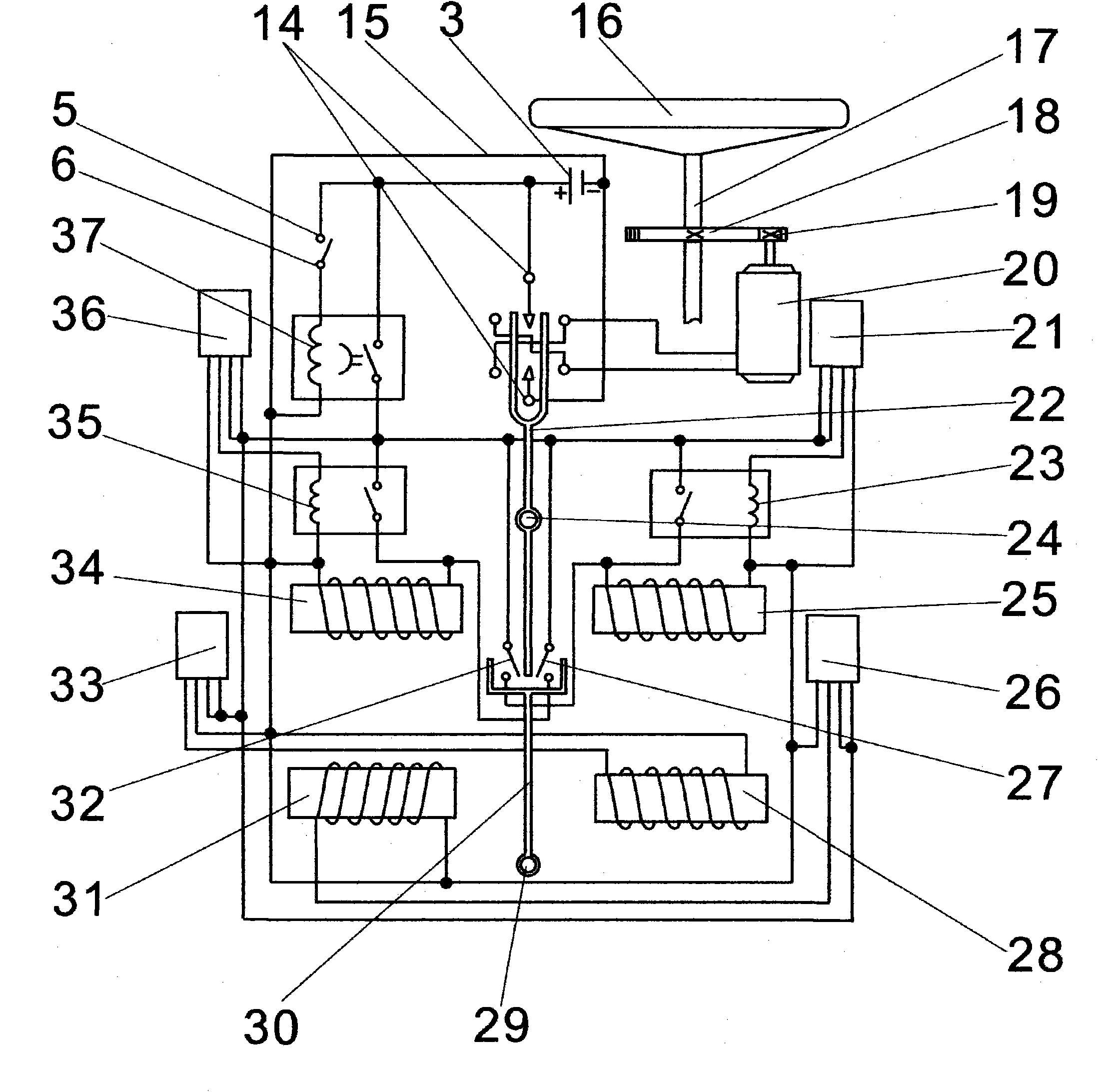 Intelligent collision prevention control system for automobile