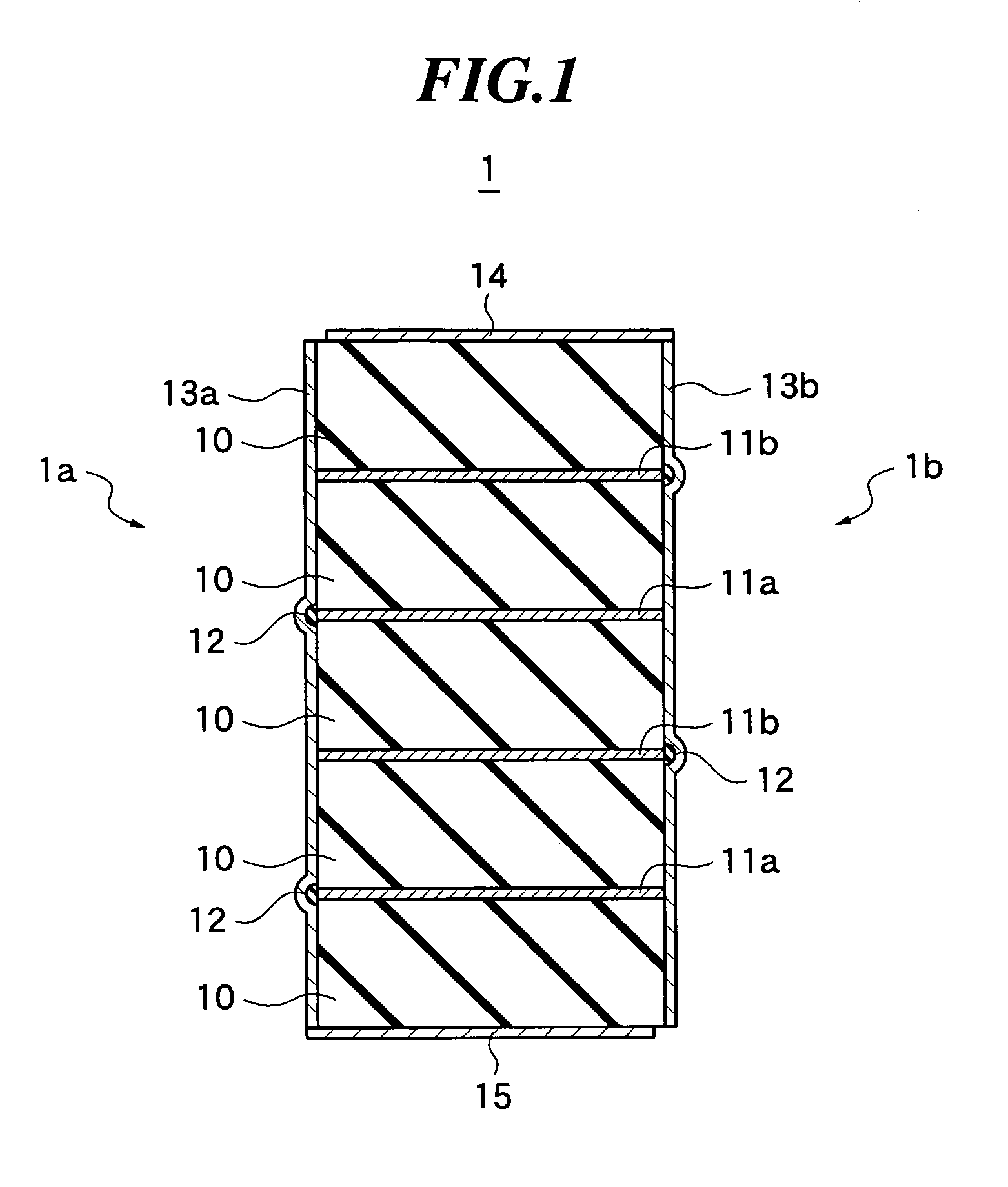 Multilayered structure, multilayered structure array and method of manufacturing the same