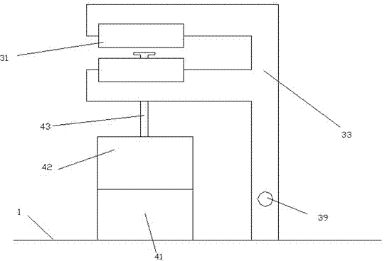 Left limiting sensor, right limiting sensor and left-and-right movement lead screw used board machining method