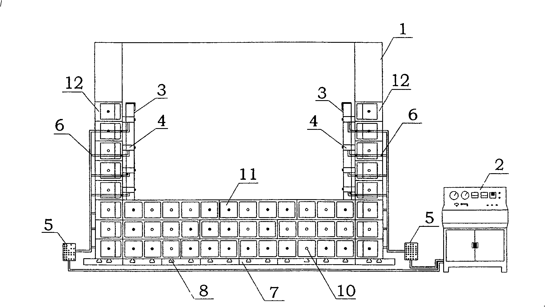 Three-qimension geomechanics model exporiment system