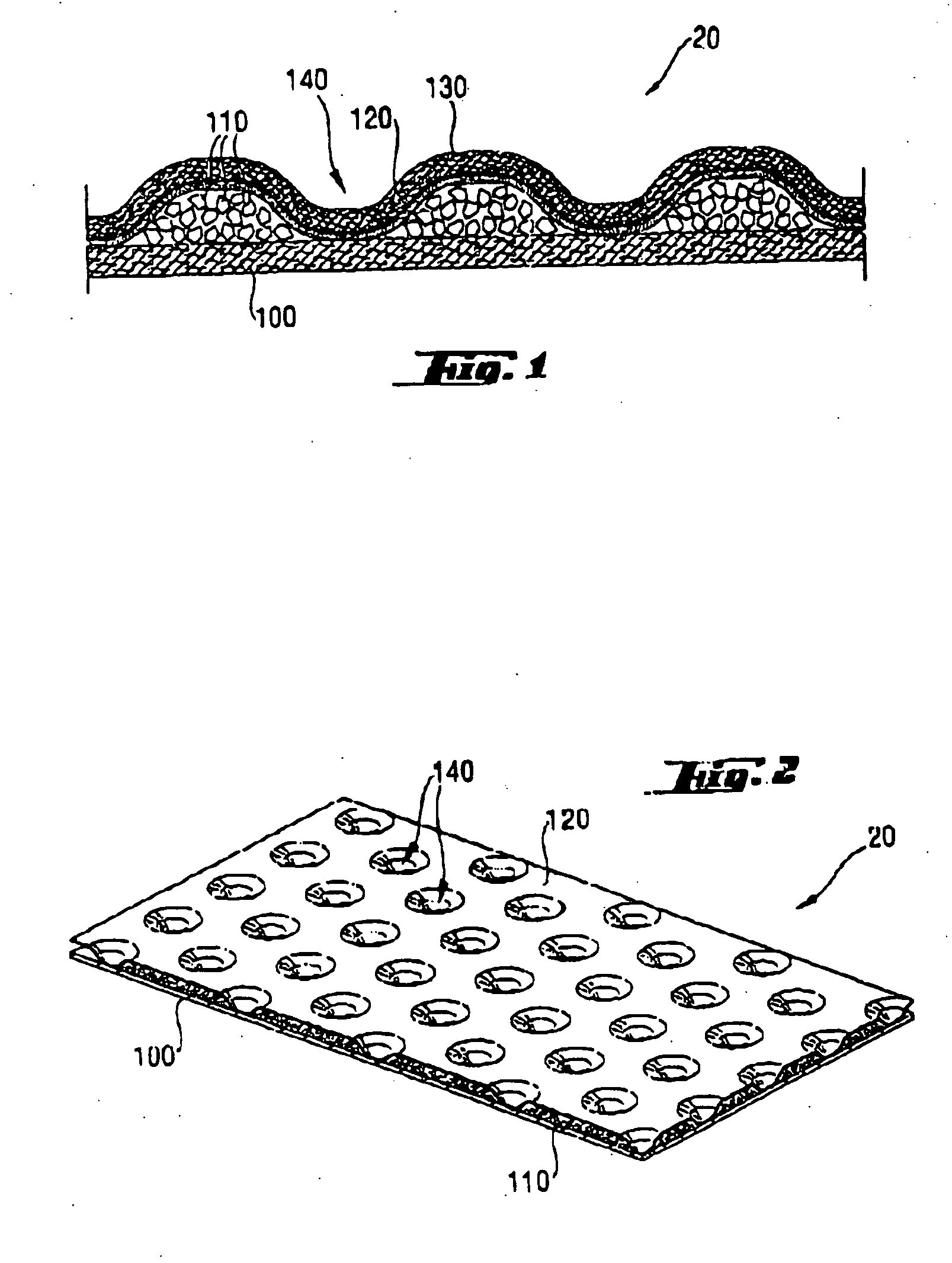 Absorbent structures comprising coated super-absorbent polymer particles