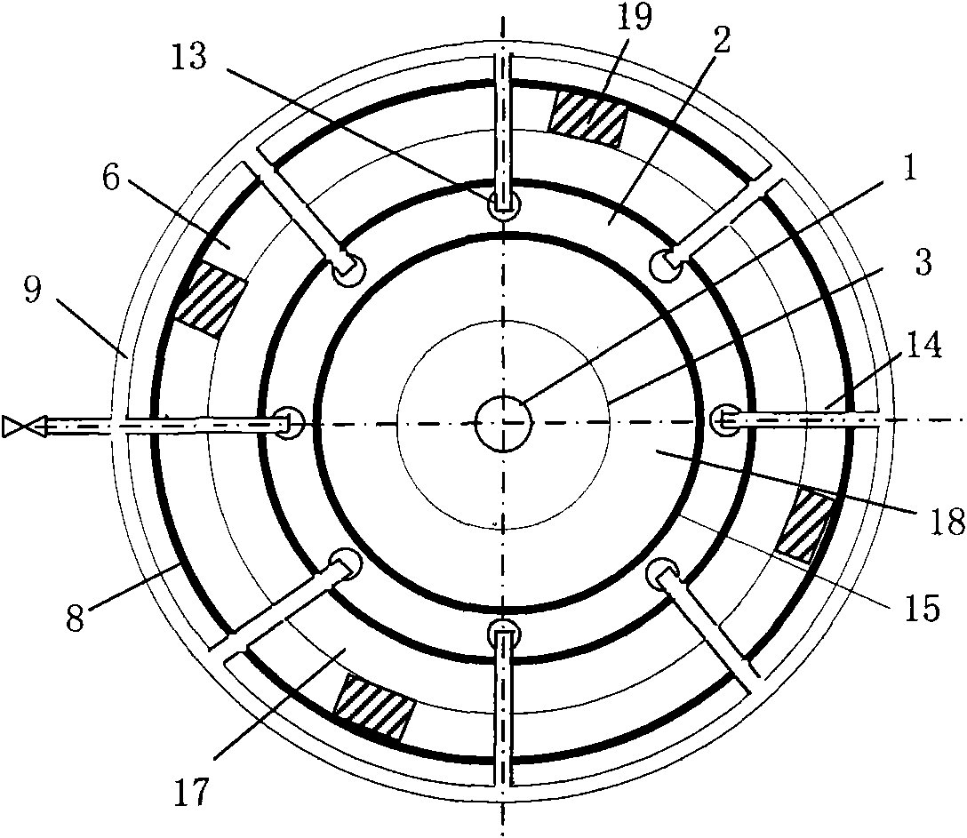 Aerobic-anoxic-anaerobic integrated module type sewage fast denitrogenation reactor and treatment method thereof