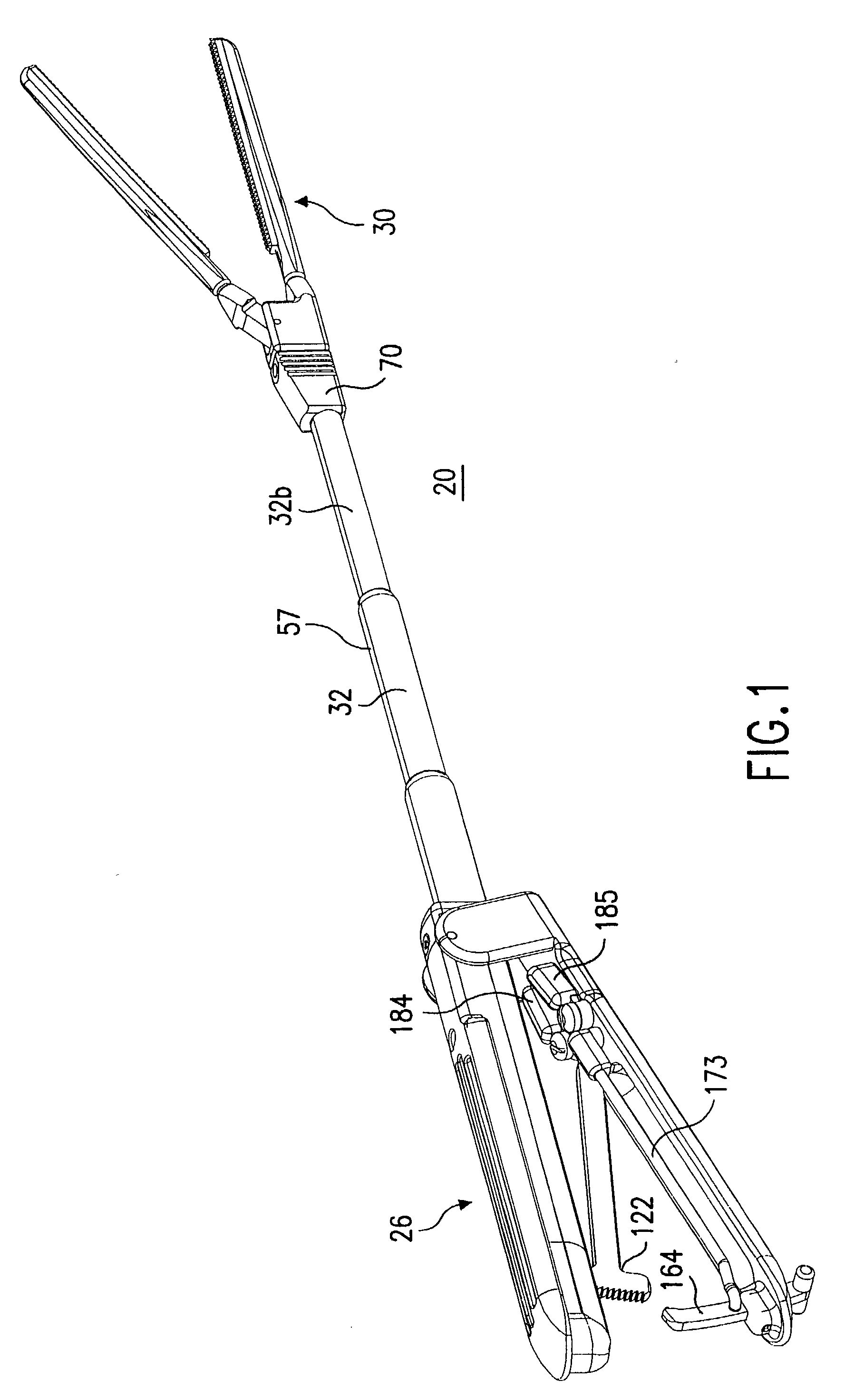 Clamp having bendable shaft