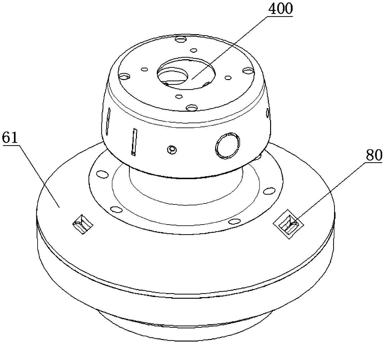 Indoor spraying system capable of supplementing atomizing liquid