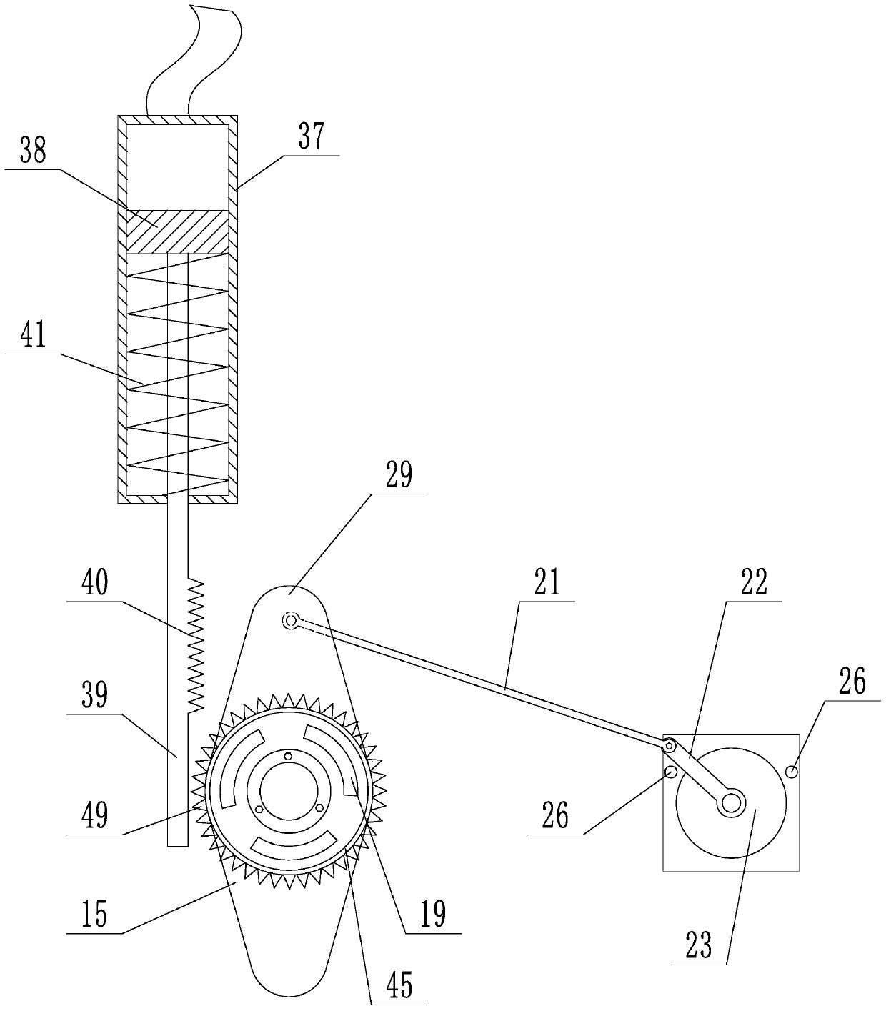 Steam and power dual-power-drive fan structure capable of achieving automatic switching