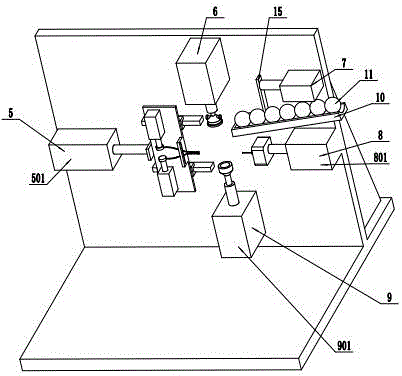 Automatic bead stringing robot