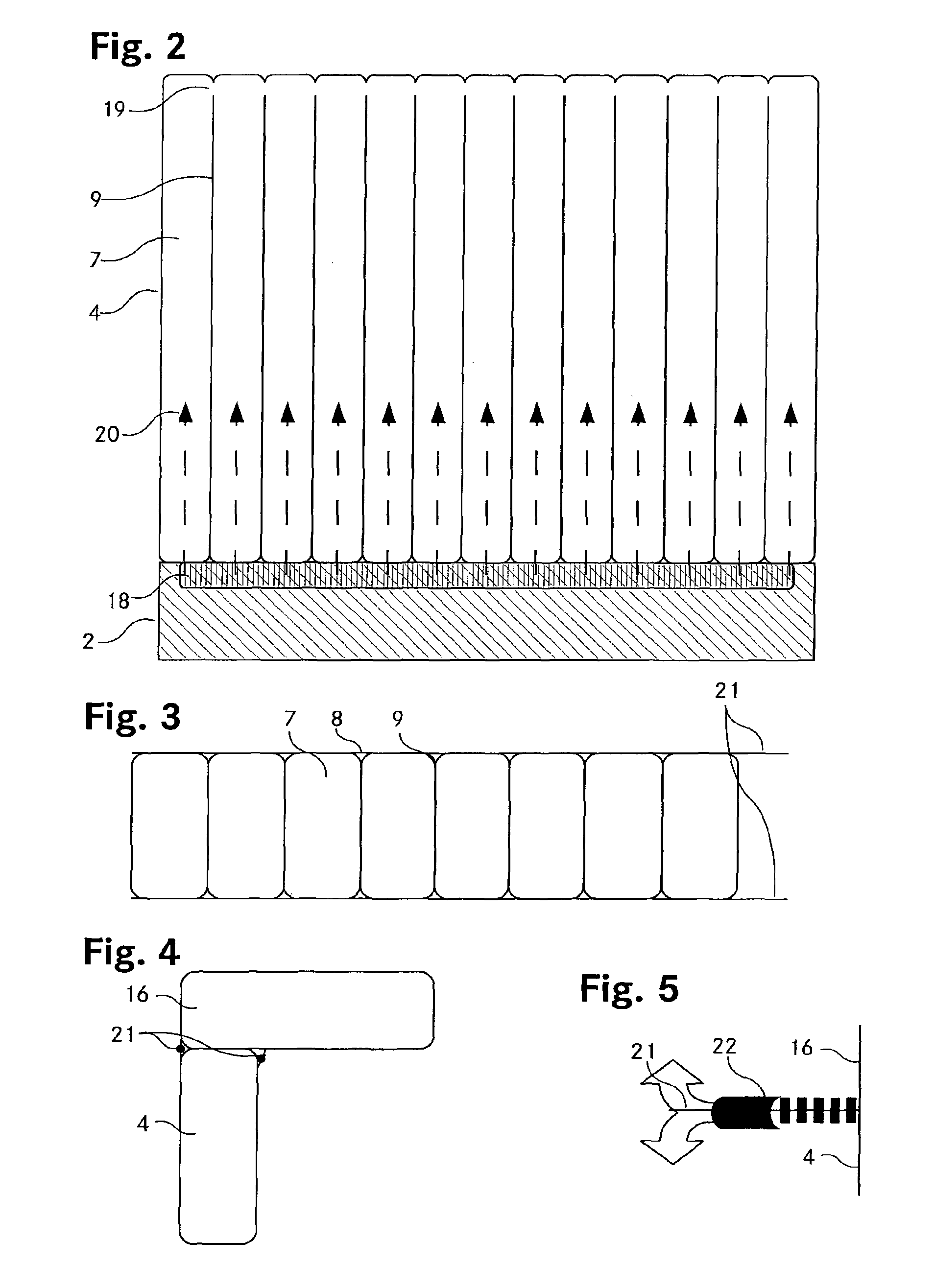 Structure having an air chamber