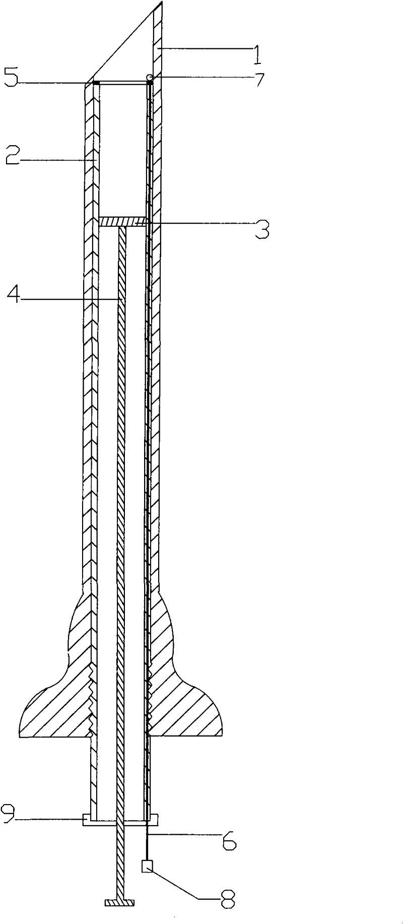 Visceral layer biopsy needle