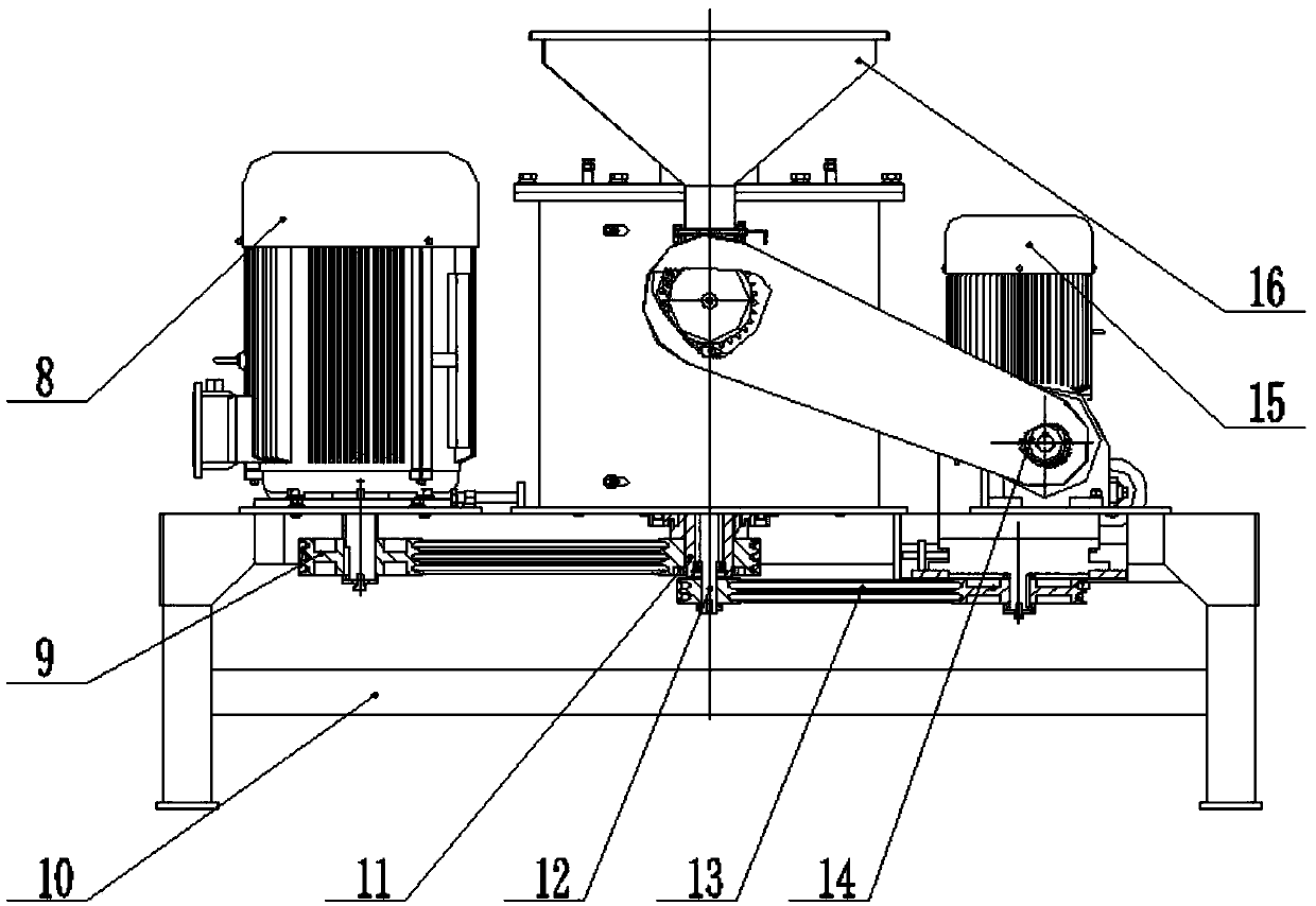 Direct feeding dried mushroom low-temperature ultrafine crusher and operation method