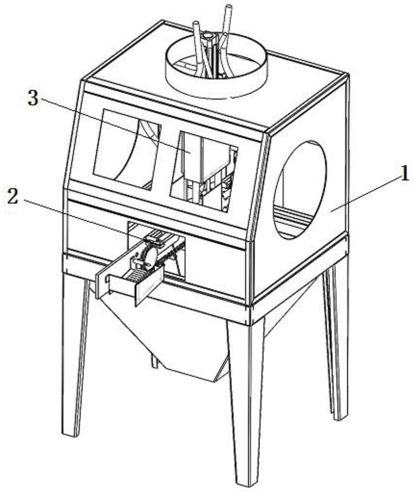 Medicine cleaning device and medicine cleaning method thereof for Chinese medicinal material decoction piece production processing