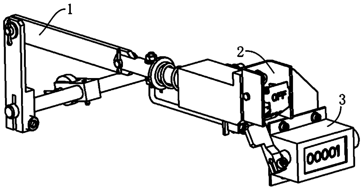 Circuit breaker closing and opening indication mechanism