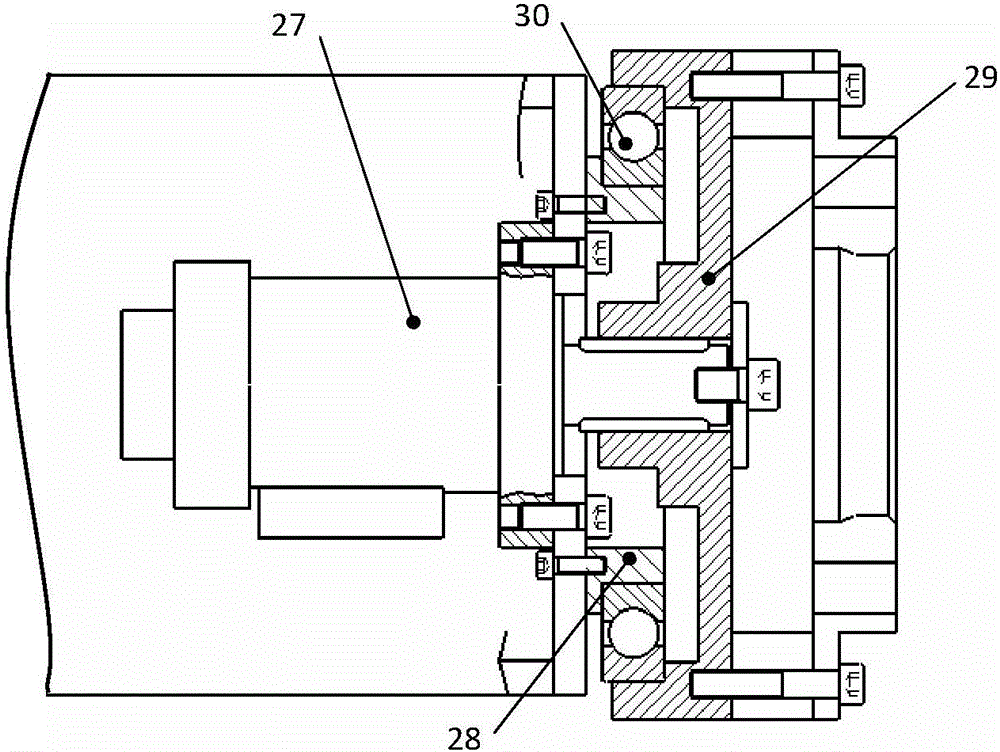 Single-hobbing-cutter changing manipulator of shield tunneling machine