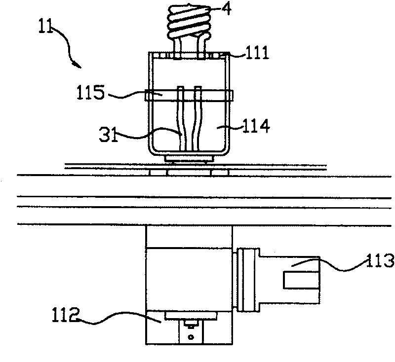 Method for applying powder on fluorescence lamp and its device