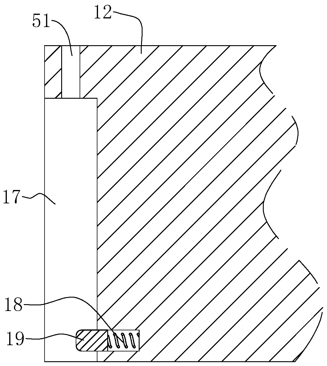 Assembly-type concrete frame shear wall structure