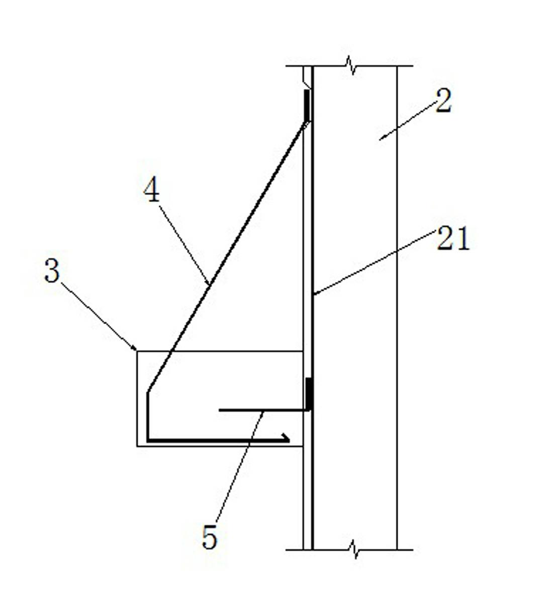 Supportless construction structure and supportless construction method for round deep base pit