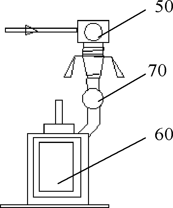 Compound color polyester chopped fiber and production device and method thereof