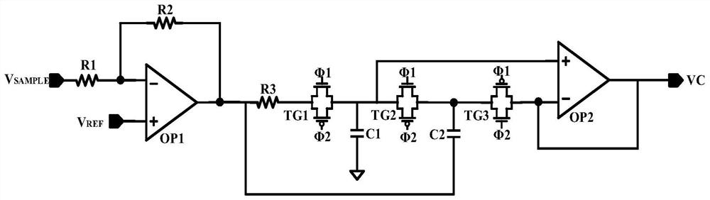 An Error Amplifier Circuit with Switched Capacitor Compensation