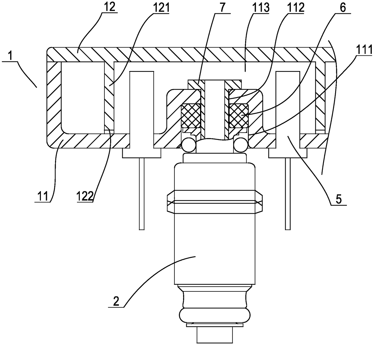 A high-pressure fuel rail assembly for an engine