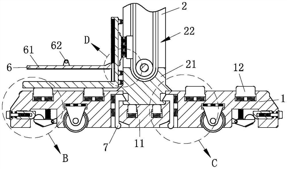 Material lifting device for building construction