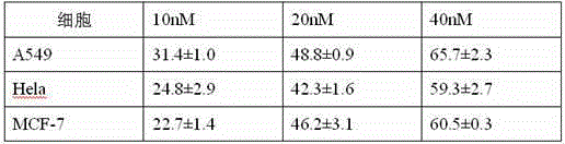 siRNA sequence for inhibiting survivin gene expression and use