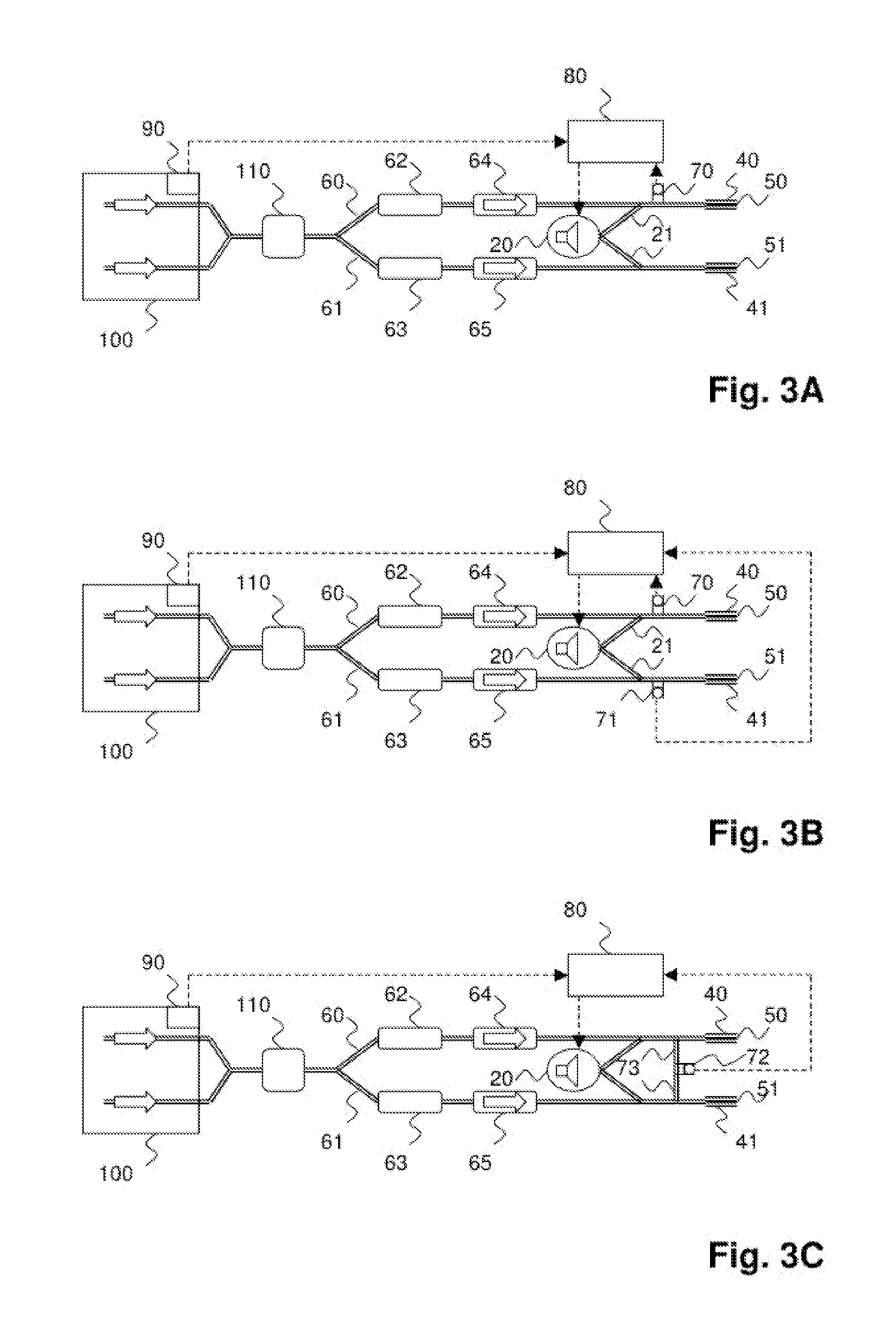 System for influencing exhaust noise in a multi-flow exhaust system