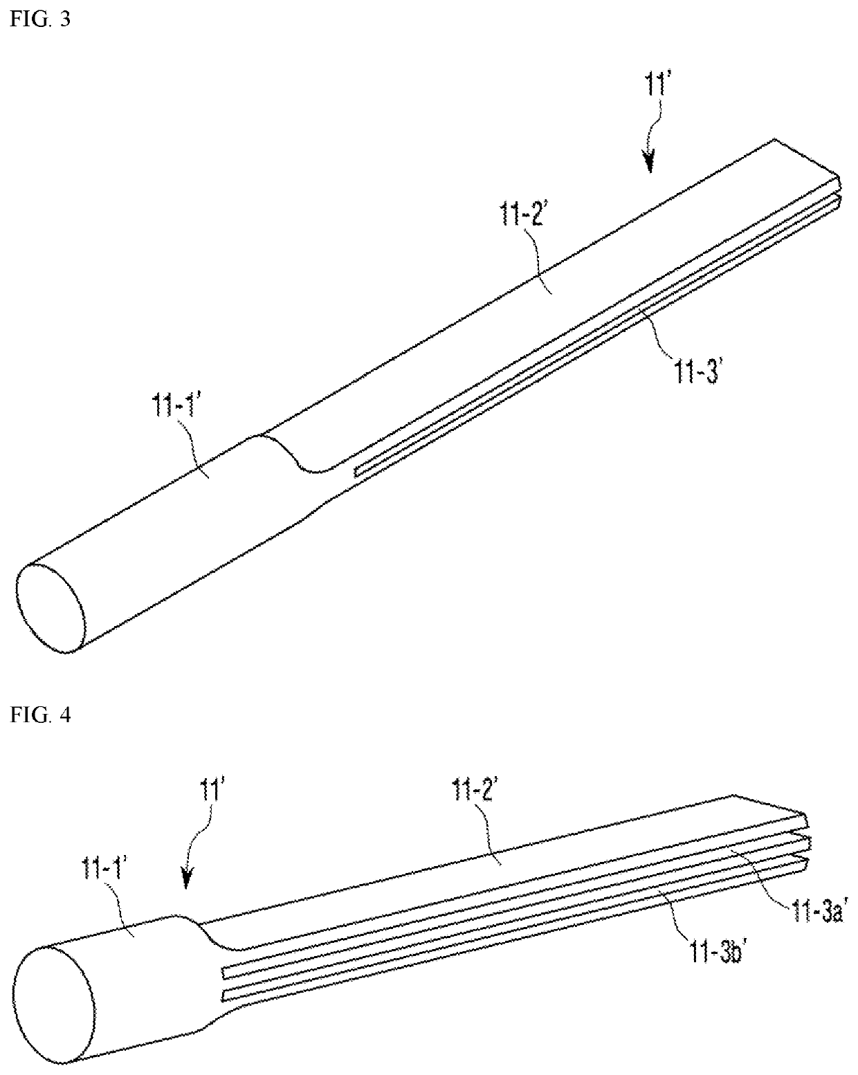 Mascara brush and method for manufacturing same