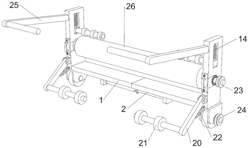 Concrete curing device of double-layer water retention system and construction method