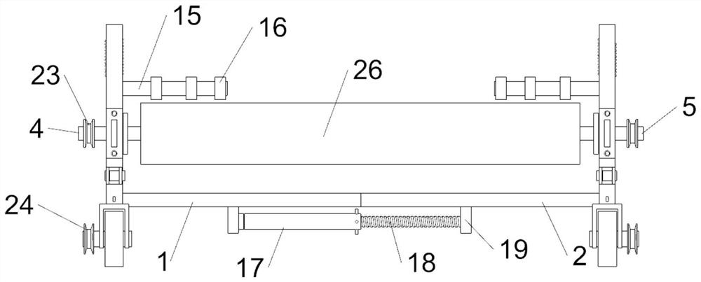 Concrete curing device of double-layer water retention system and construction method