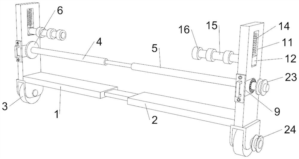 Concrete curing device of double-layer water retention system and construction method