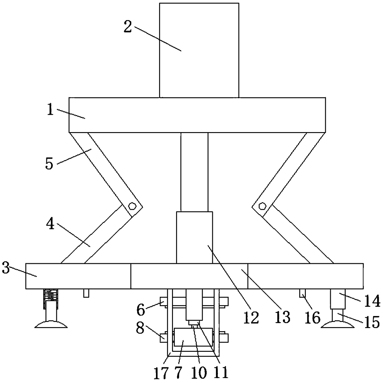 Clamp for clamping rear cover of electric generator