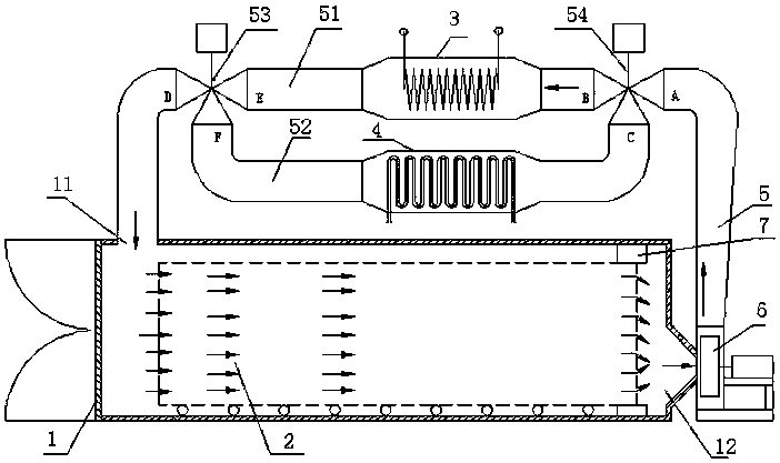 Brazing system carrying out heating/cooling by using gas as medium