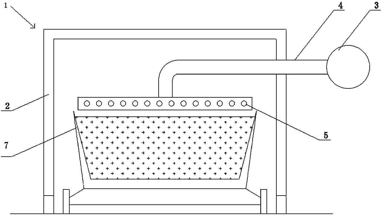 Multi-row synchronous rotating injection device for assisting sintering and injection method thereof