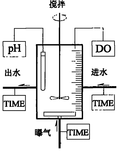 A method for synthesizing polyhydroxyalkanoate by using water to treat excess sludge