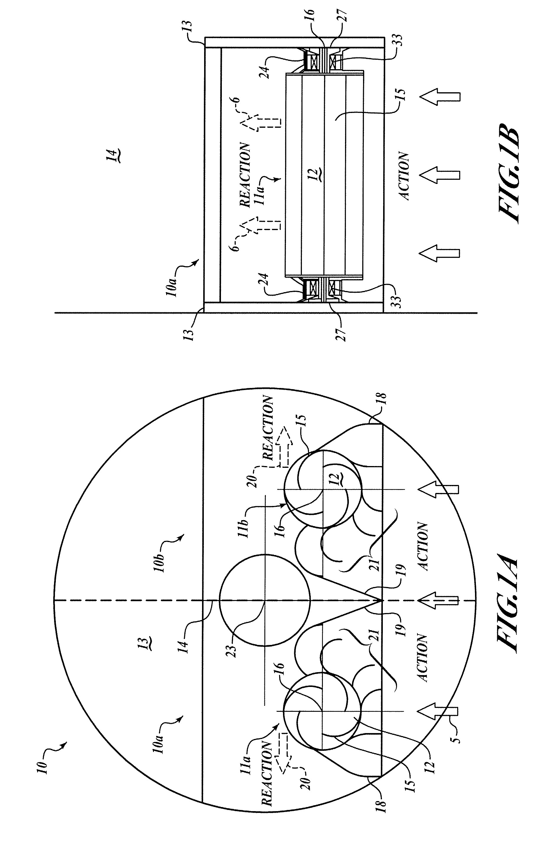 Dynamically self-balanced fluid turbine