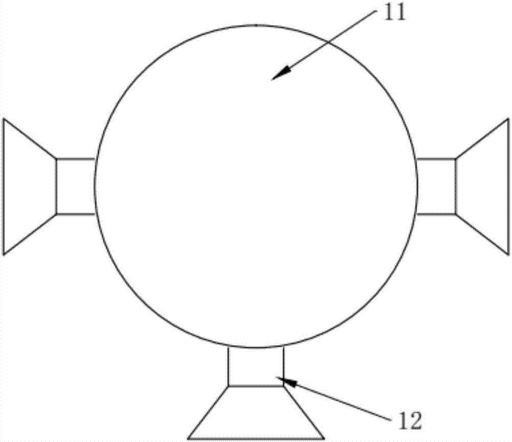 Electrolysis zinc acid mist treatment device