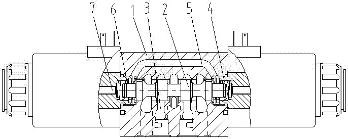 Electromagnetic reversing valve